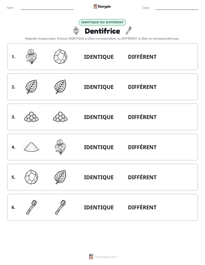 Identique ou Différent