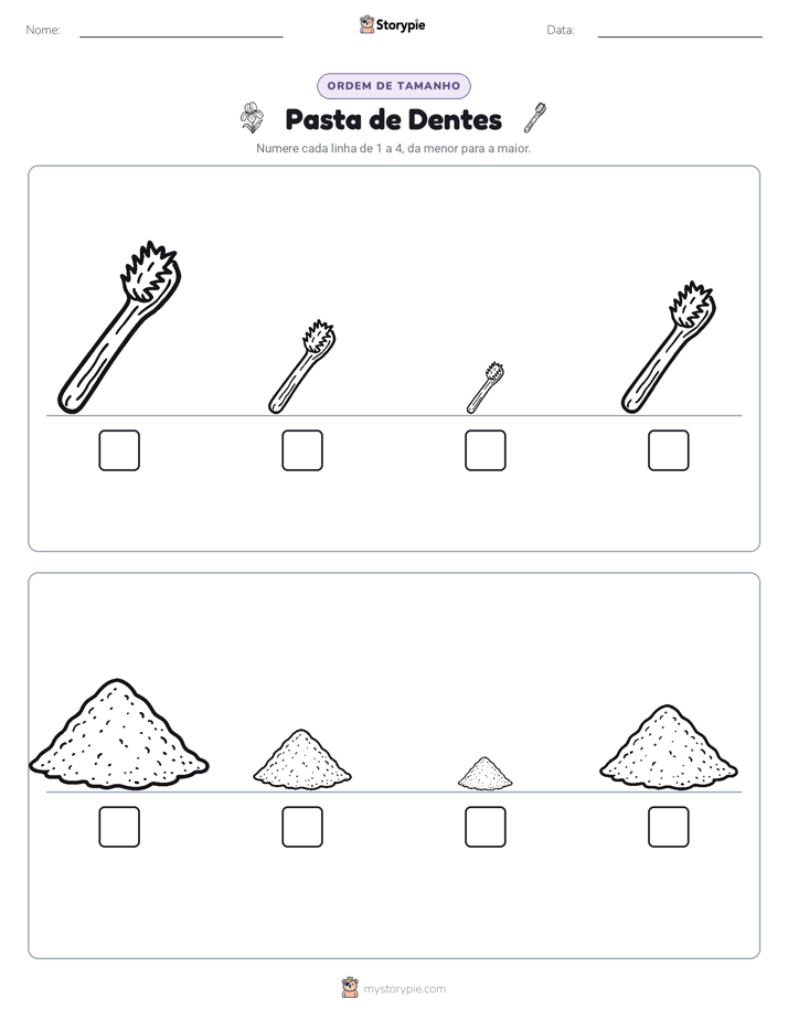 Ordem de Tamanho