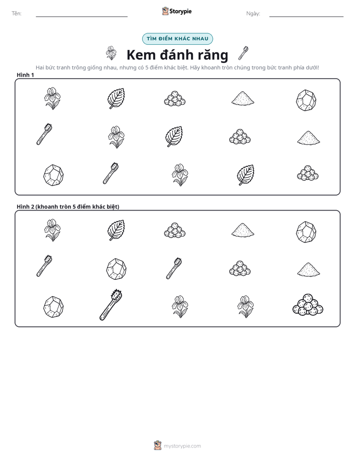 Tìm Sự Khác Biệt