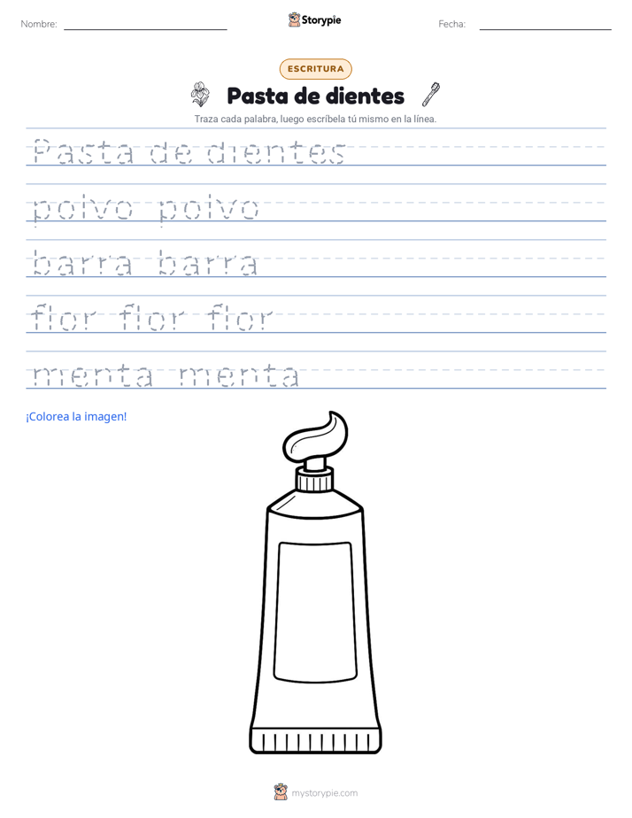 Práctica de Escritura