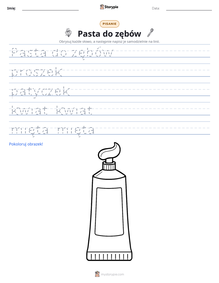 Ćwiczenie Pisania