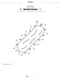 Dental Caries printable worksheet preview