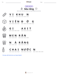 Xem trước tài liệu in sẵn Sâu răng
