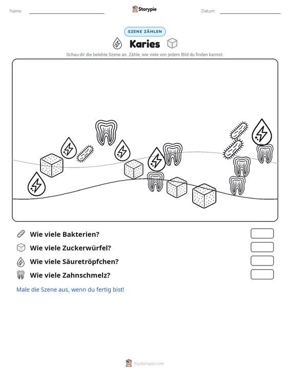 Zähl-Szene