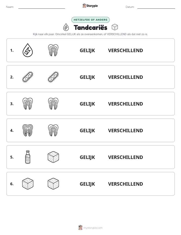 Zelfde of Verschillend
