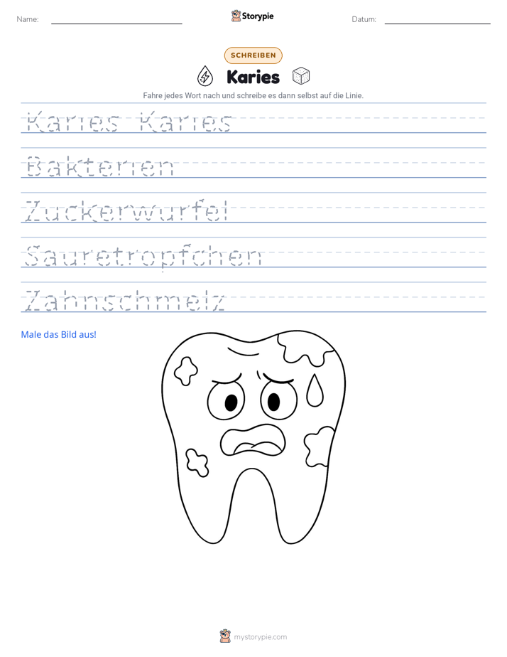 Schreibübung
