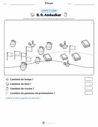Aperçu de la feuille de travail imprimable B. R. Ambedkar