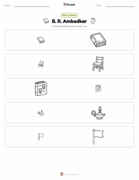 B. R. Ambedkar printable worksheet preview