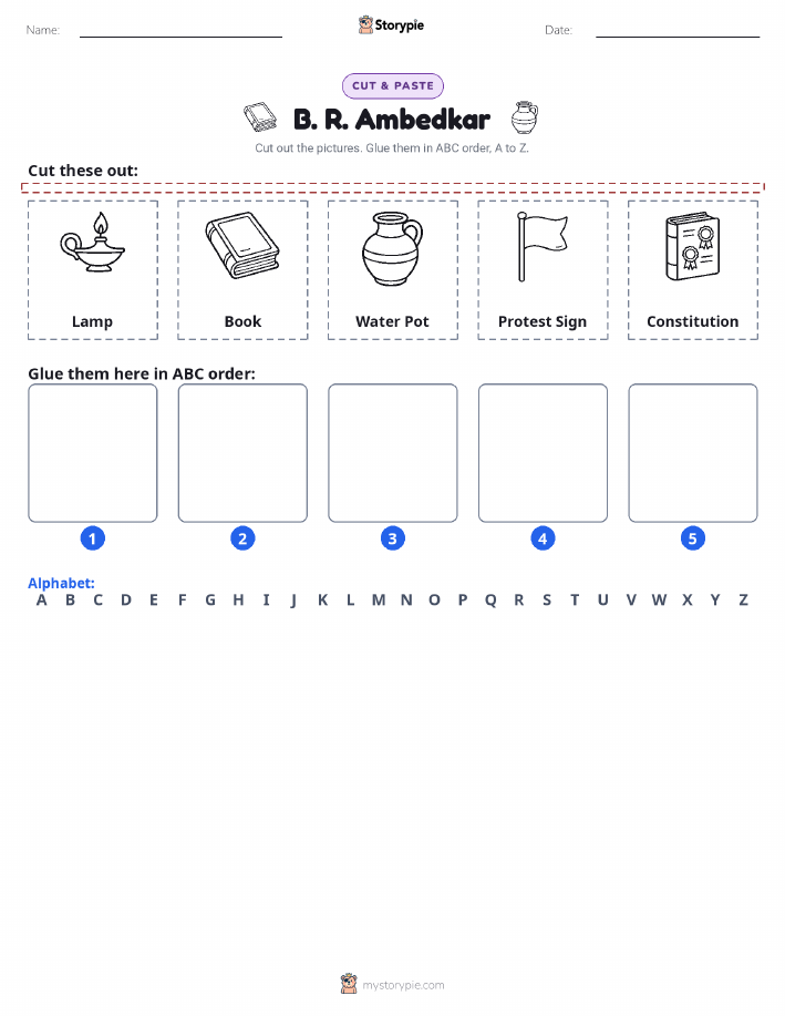 Cut & Paste Alphabet