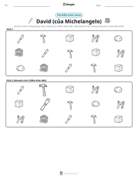 Xem trước tài liệu in sẵn David (của Michelangelo)