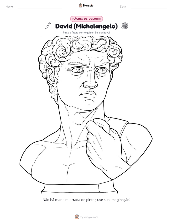 Página para colorir
