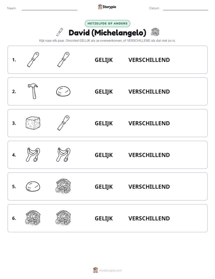 Zelfde of Verschillend