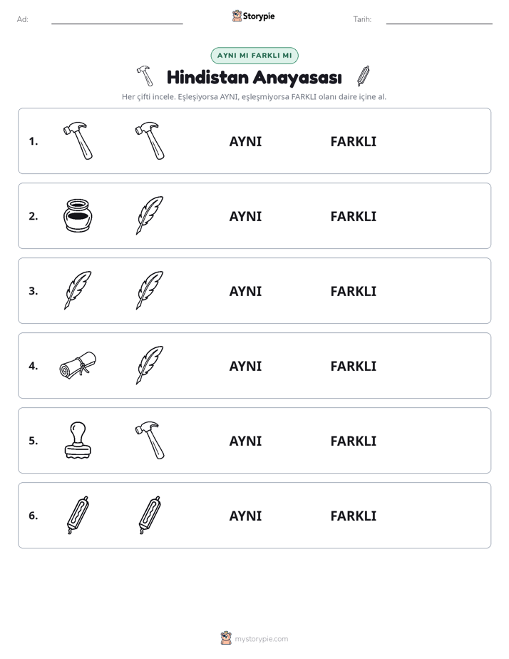 Aynı mı Farklı mı