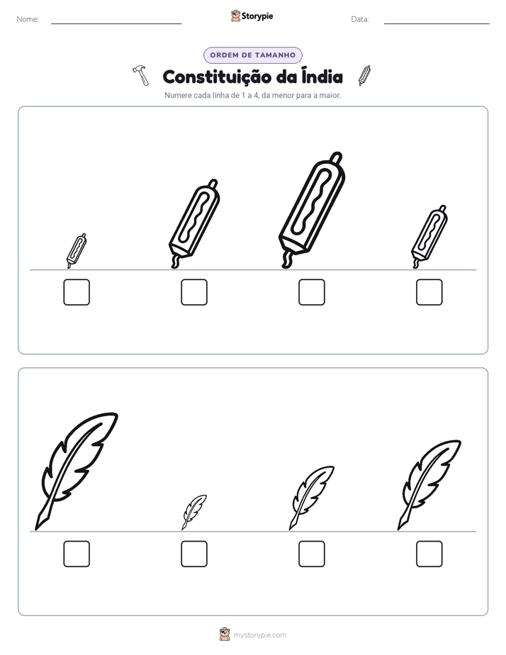 Ordem de Tamanho