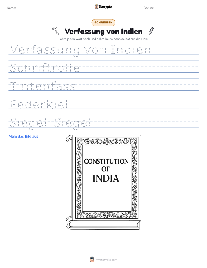 Schreibübung