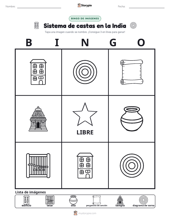 Bingo de Imágenes