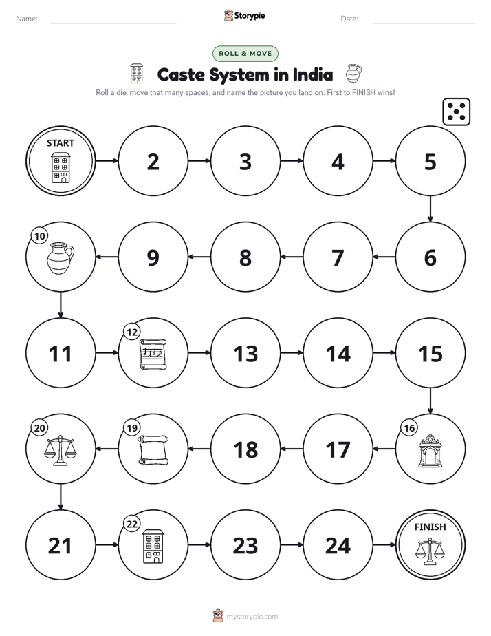 Roll & Move Game