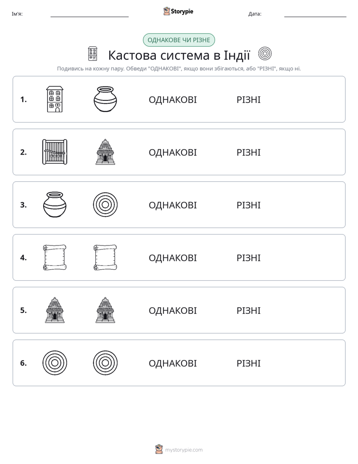 Однакові чи різні