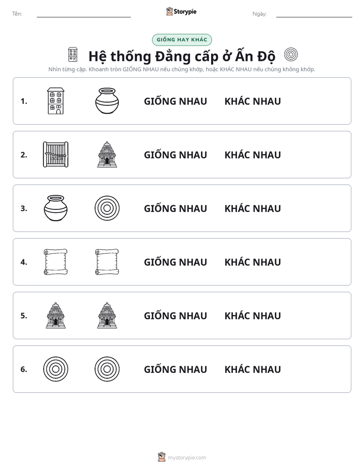 Giống Hay Khác