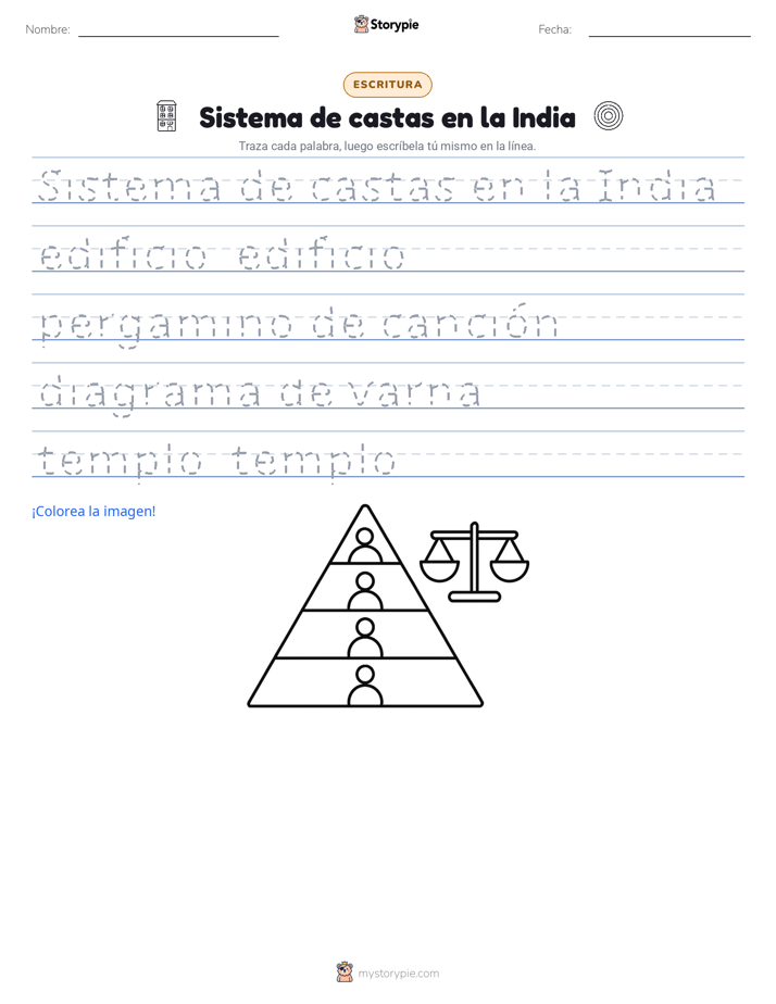 Práctica de Escritura