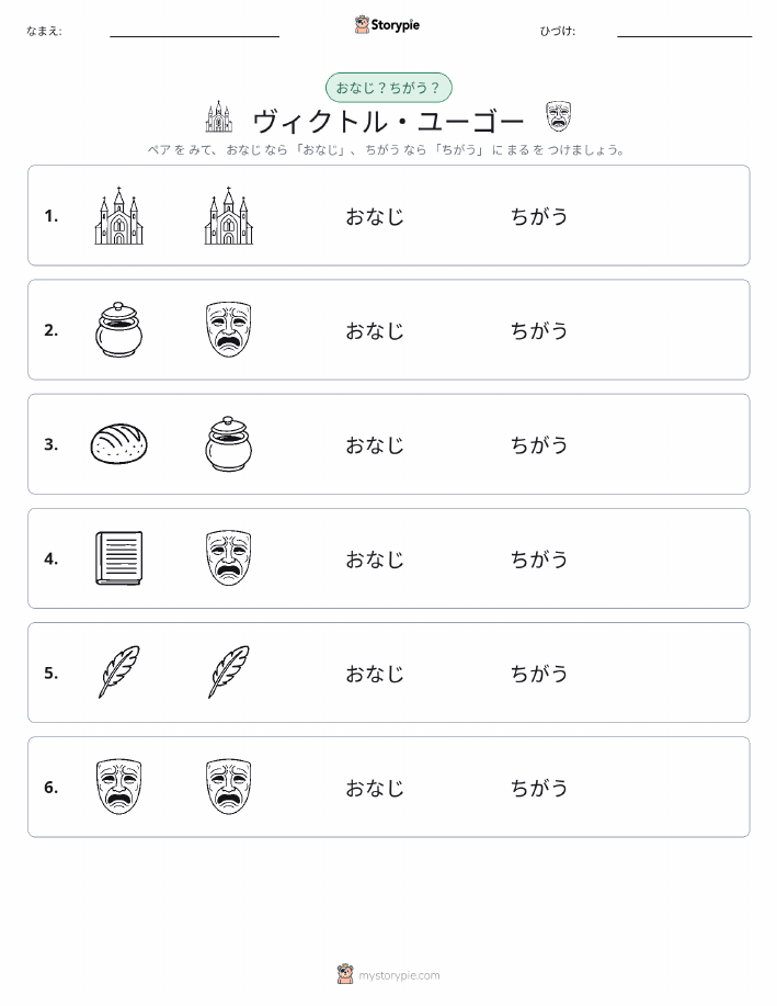 同じか違うか