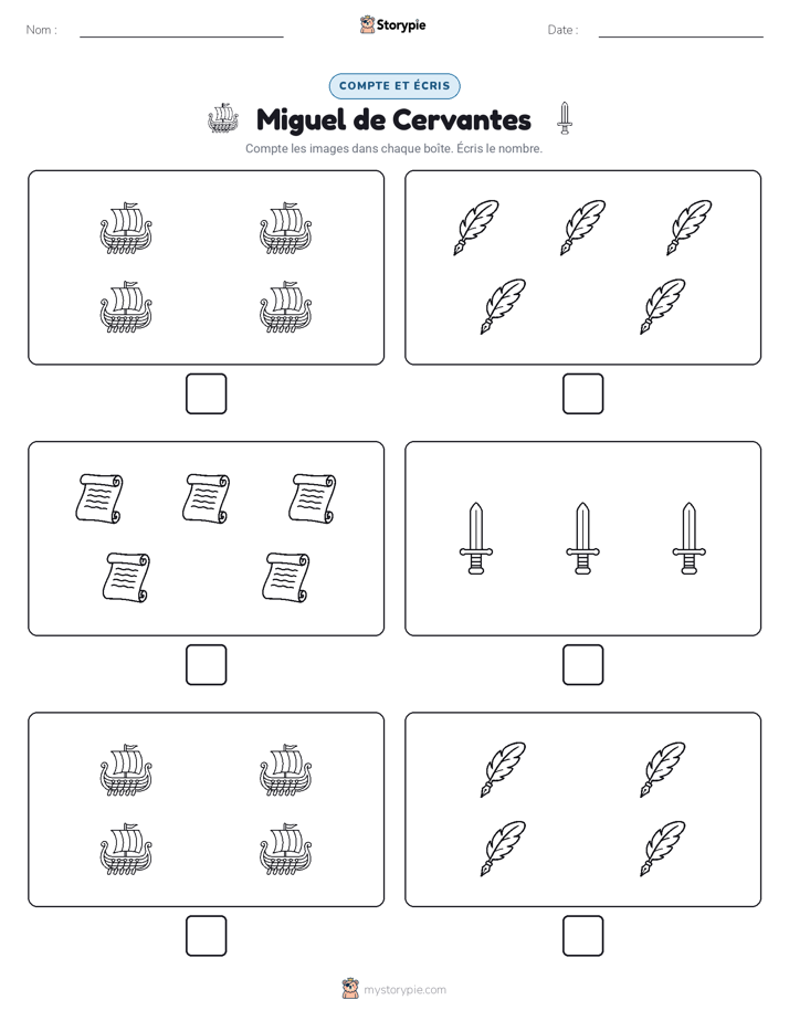 Compter & Écrire
