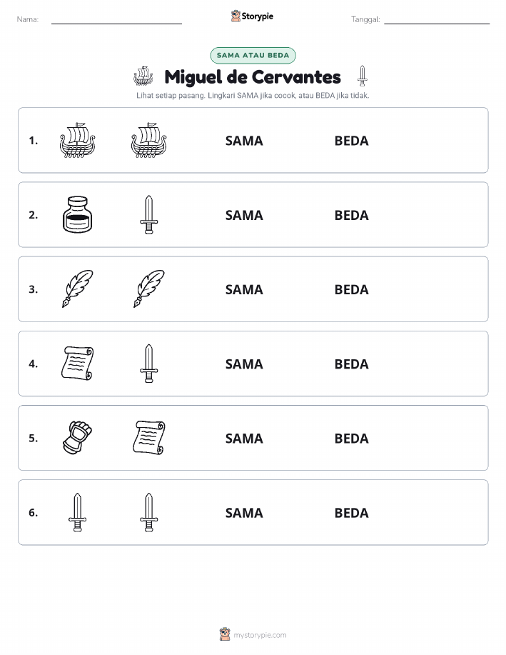 Sama atau Berbeda