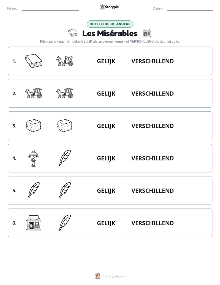 Zelfde of Verschillend