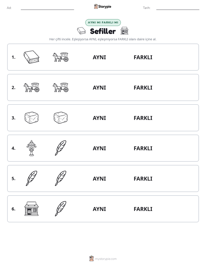 Aynı mı Farklı mı
