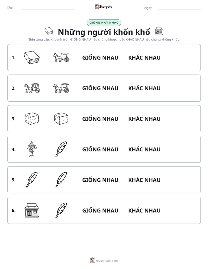 Giống Hay Khác