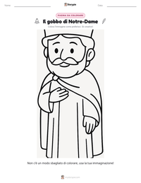 Anteprima della scheda stampabile di Il gobbo di Notre-Dame