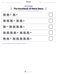 The Hunchback of Notre-Dame printable worksheet preview