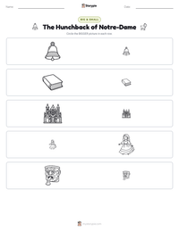 The Hunchback of Notre-Dame printable worksheet preview