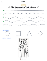 The Hunchback of Notre-Dame printable worksheet preview