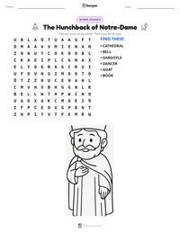The Hunchback of Notre-Dame printable worksheet preview