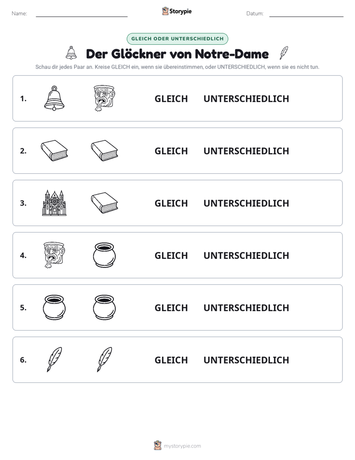 Gleich oder Anders