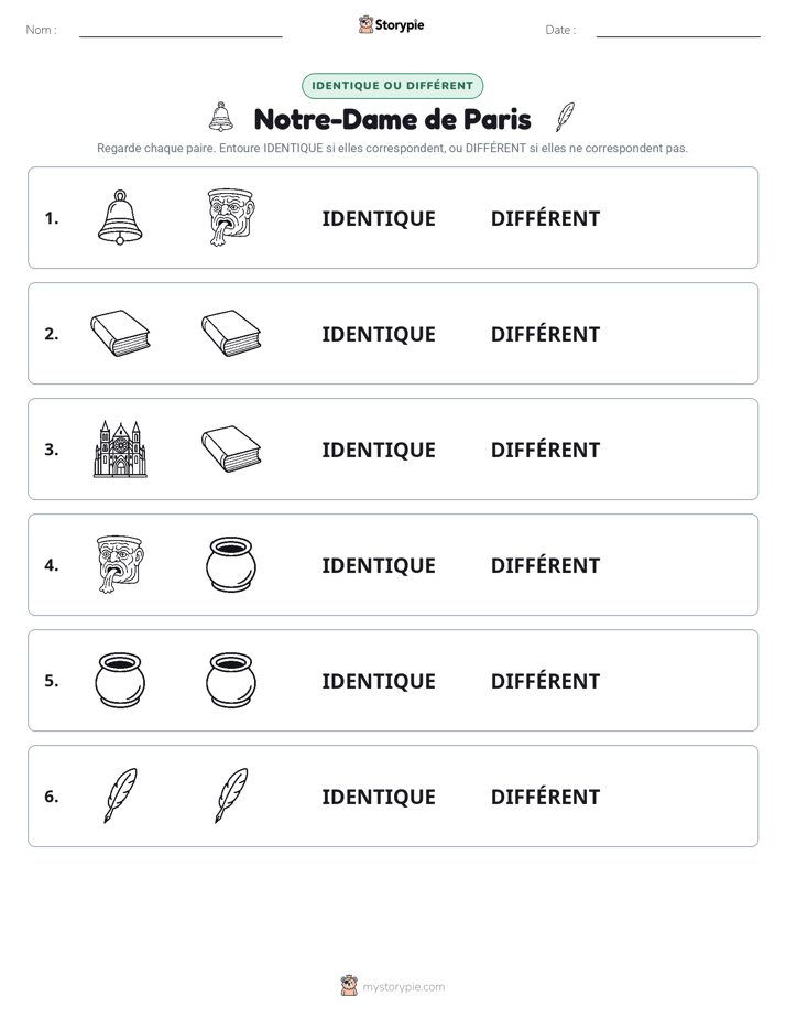 Identique ou Différent