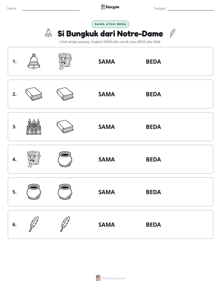 Sama atau Berbeda
