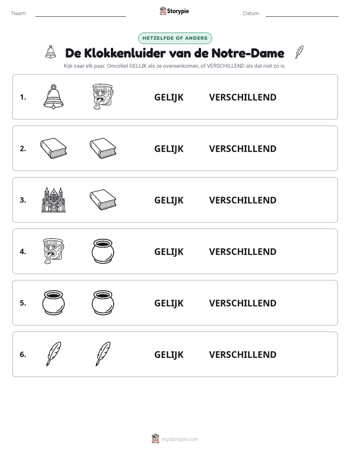 Zelfde of Verschillend
