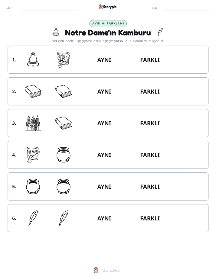 Aynı mı Farklı mı
