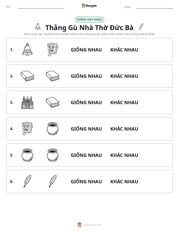 Giống Hay Khác