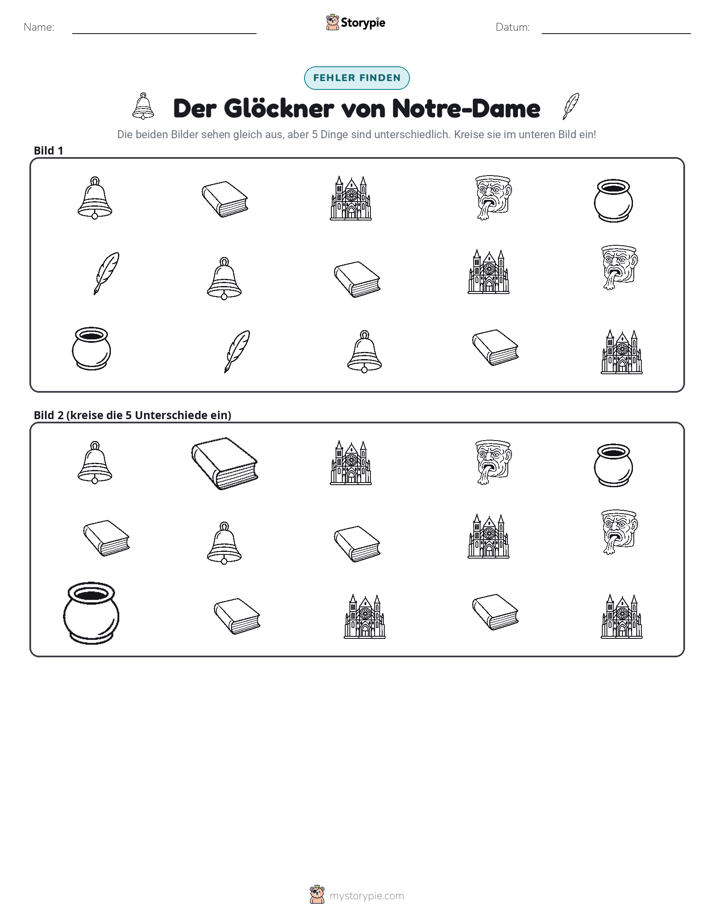 Finde den Unterschied