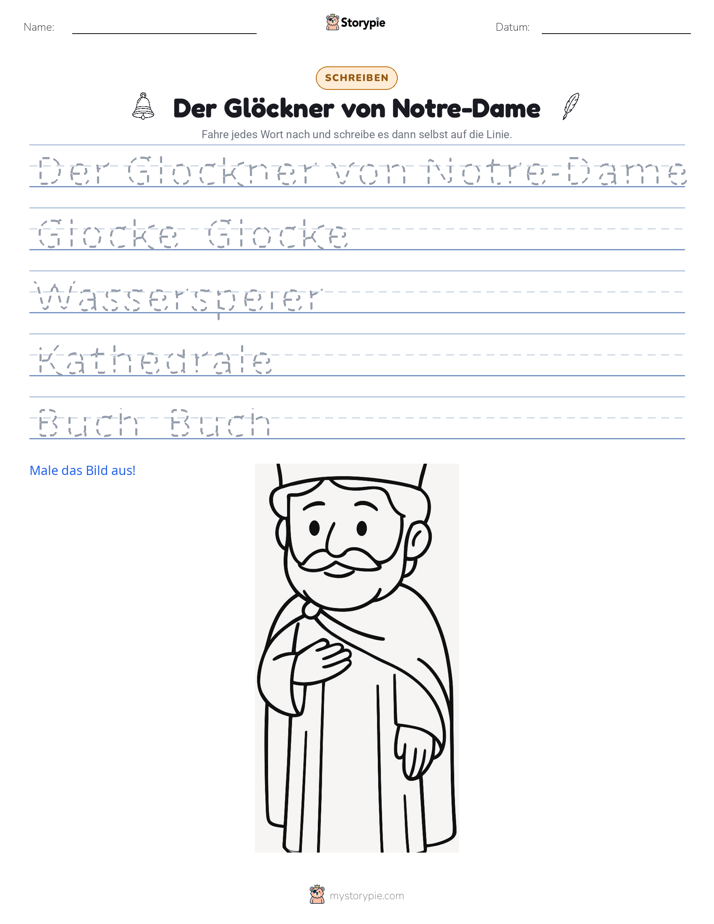 Schreibübung