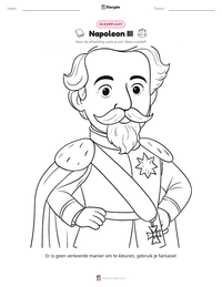 Napoleon III afdrukbare werkblad voorbeeld