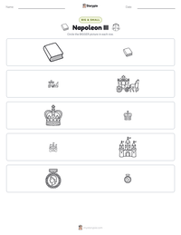 Napoleon III printable worksheet preview
