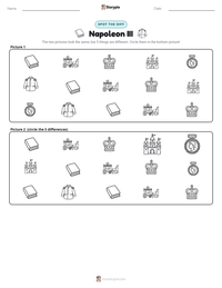 Napoleon III printable worksheet preview