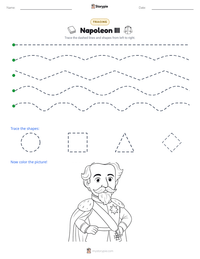 Napoleon III printable worksheet preview