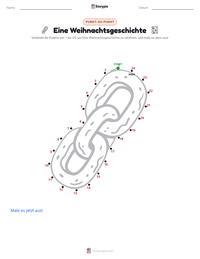Eine Weihnachtsgeschichte druckbare Arbeitsblatt Vorschau
