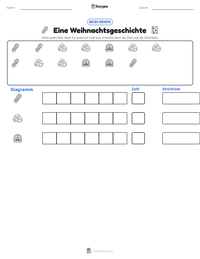 Eine Weihnachtsgeschichte druckbare Arbeitsblatt Vorschau