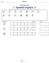 Podgląd drukowalnego arkusza ćwiczeń Opowieść wigilijna